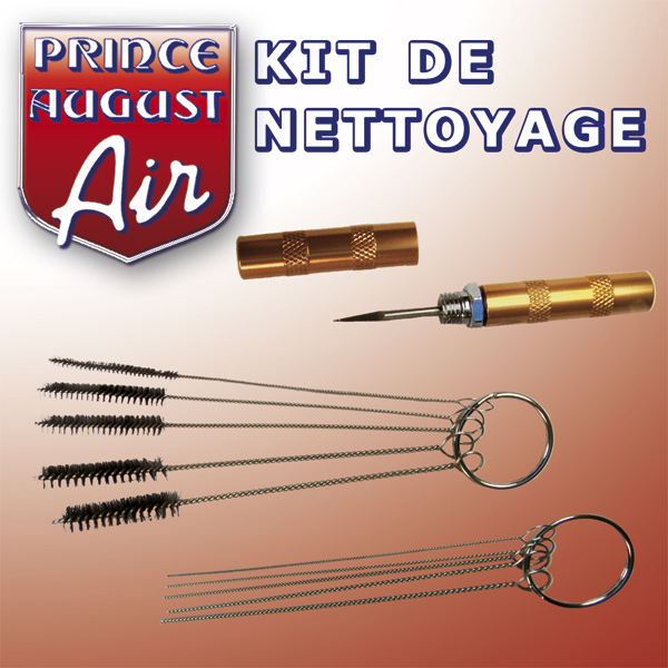 Kit de nettoyage pour aérographe Spraytidy comprenant verre